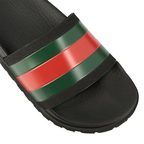 gucci flat pursuit rubber sandals|Gucci high heels sandals.